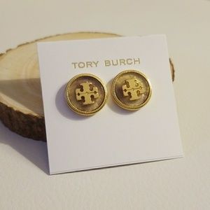 Tory Burch stone earrings